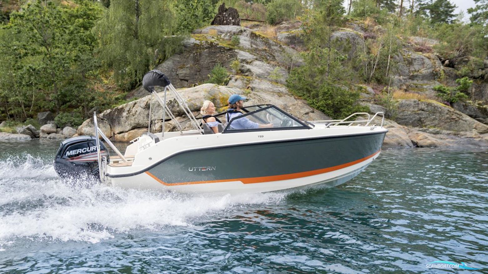 Uttern T53 Motorbåd 2022, med Mercury motor, Sverige