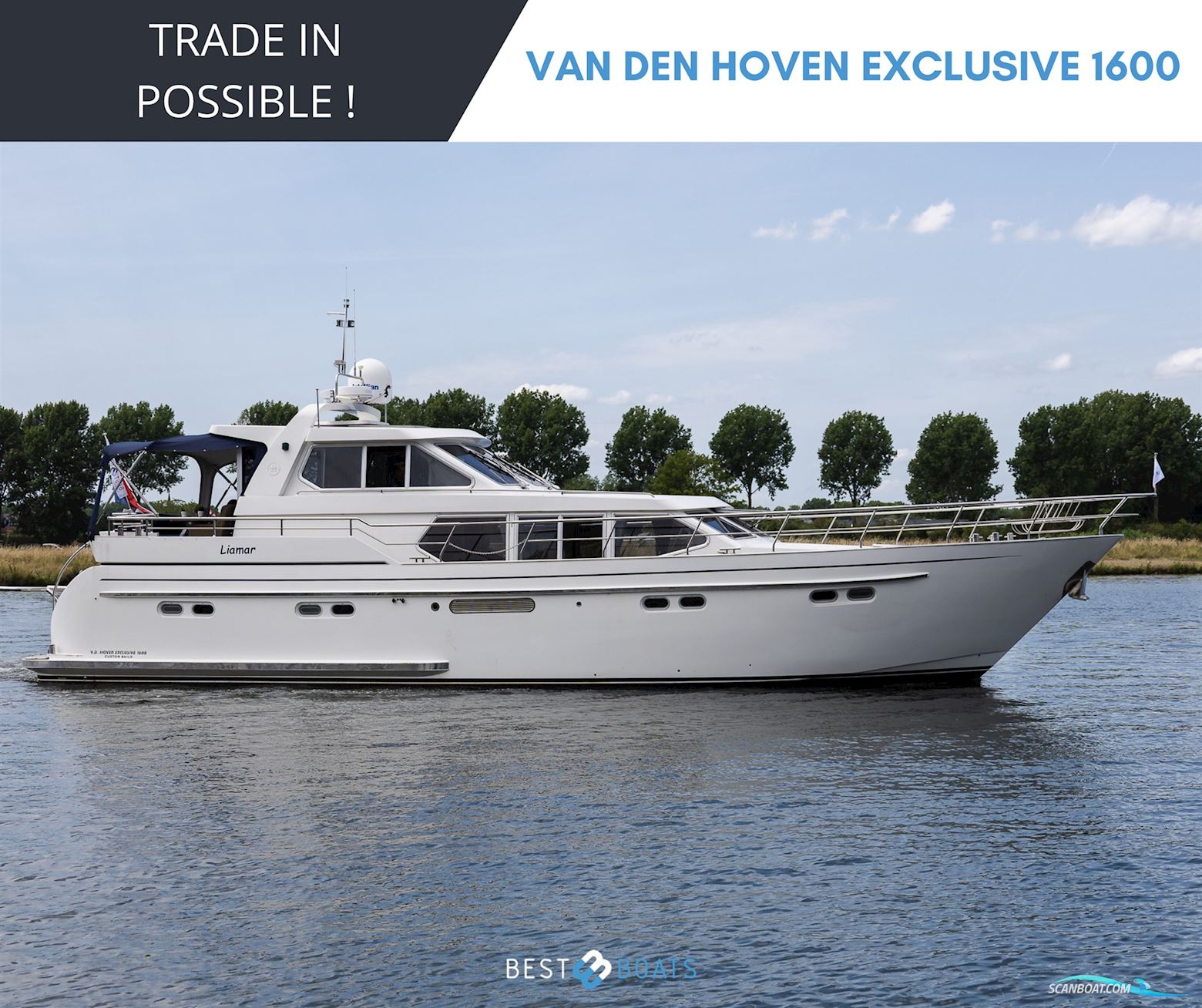 Van Den Hoven Exclusive 1600 Motorbåd 2008, med Vetus Deutz DT67622E motor, Holland