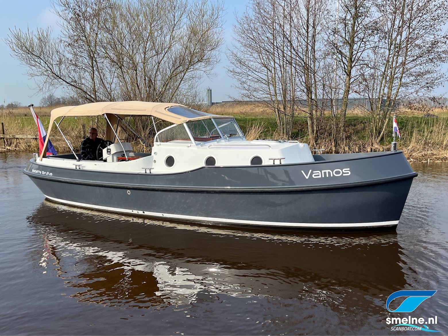 Vedette Brutus BR2 XL Motorbåd 2023, med Vetus, M4.45 motor, Holland