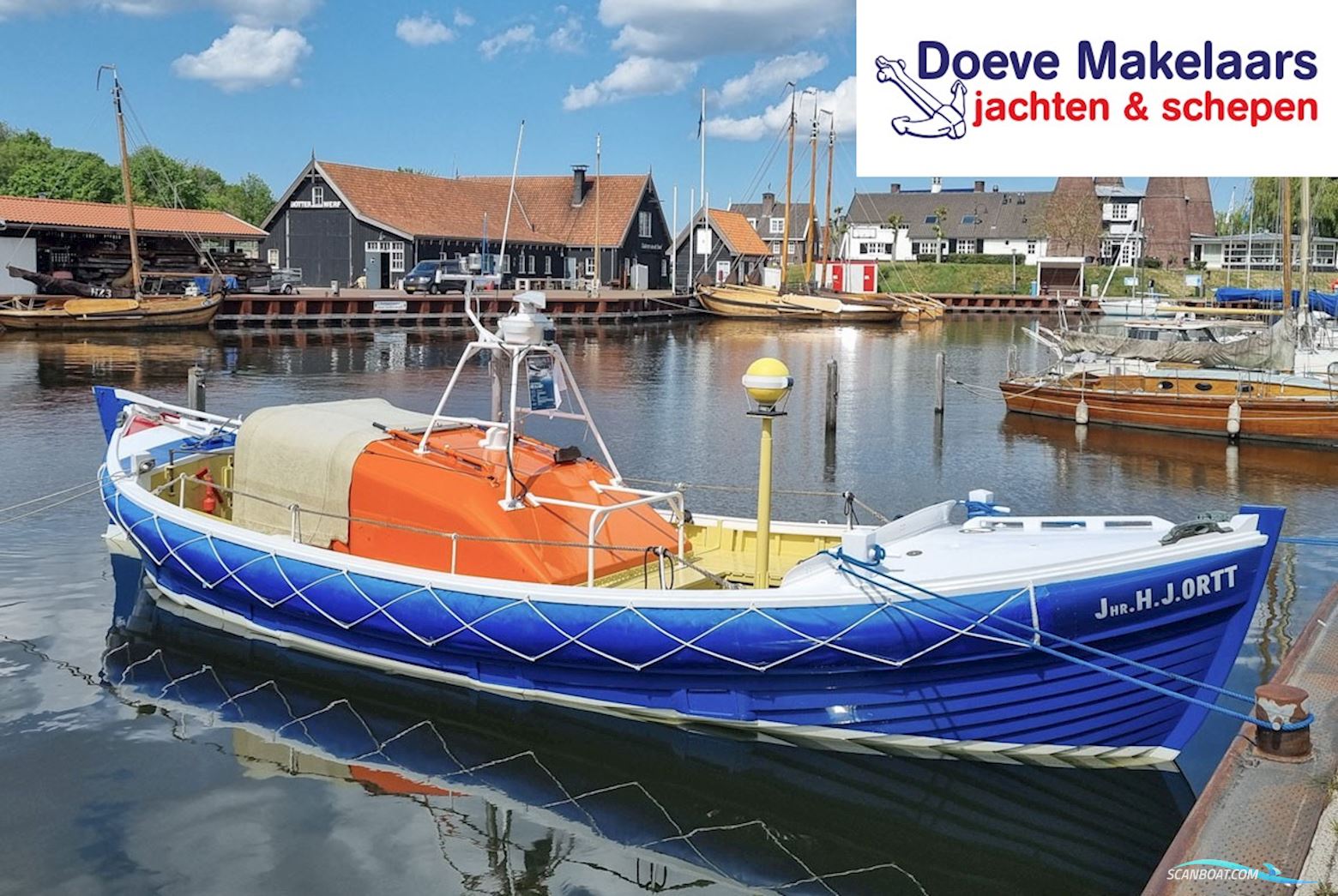 Voormalig Strand Reddingboot 10.32 Motorbåd 1934, med Perkins<br />4.270 motor, Holland