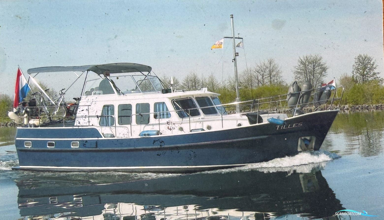 Vripack Kotter 11.50 AK Cabrio Motorbåd 1999, med Mercedes motor, Holland