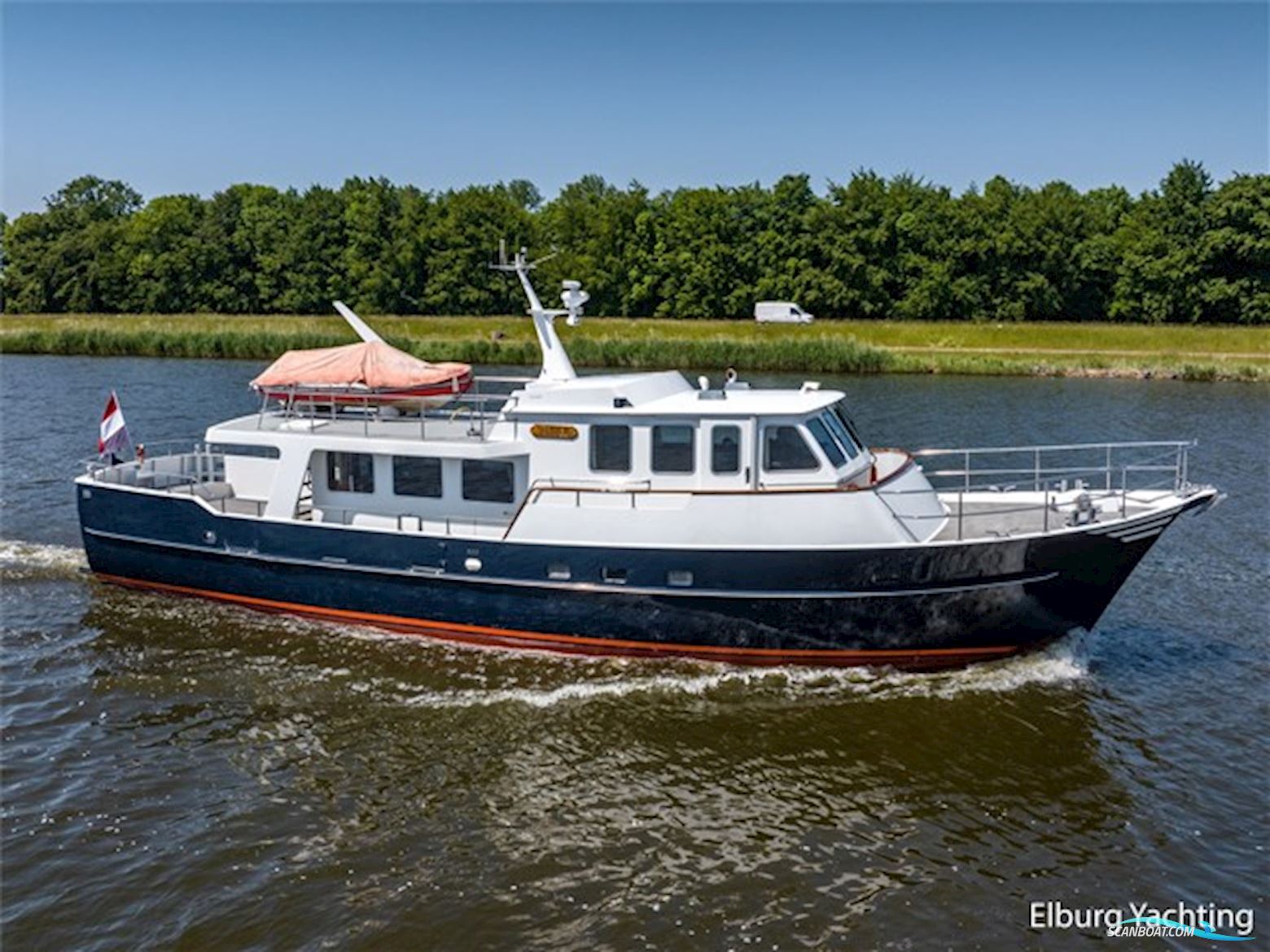 Vripack Trawler 19.50 - Alu Long Range Motorbåd 1992, Holland