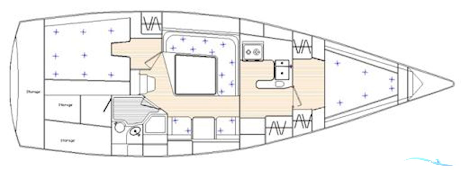 Waarschip W 36 DS Motorbåd 2023, med diesel of electrisch motor, Holland