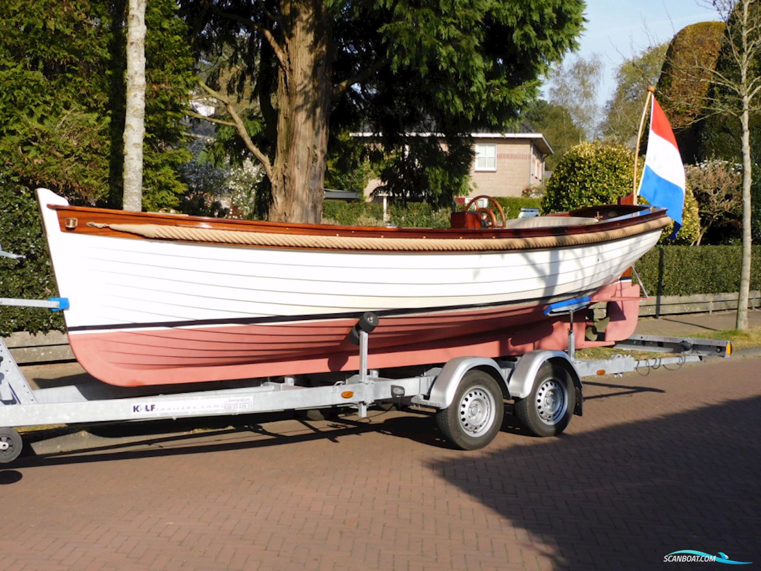 Wajer Kapiteinssloep Motorbåd 1996, med Volvo Penta Diesel motor, Holland