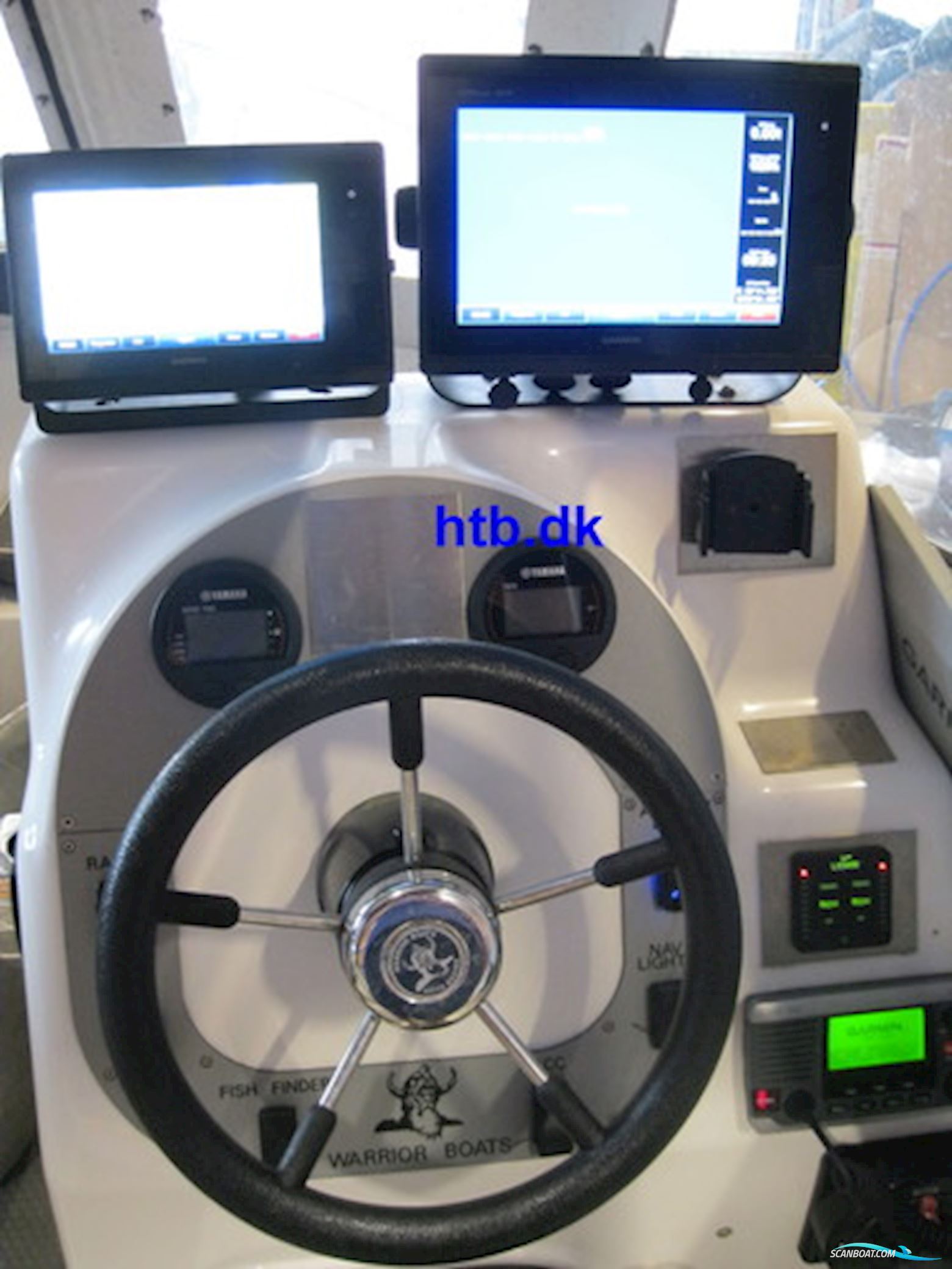 Warrior 175 m/Yamaha F150 hk 4-takt og Indespension 2600 kg boggitrailer - NU NEDSAT KR. 20.000,- !