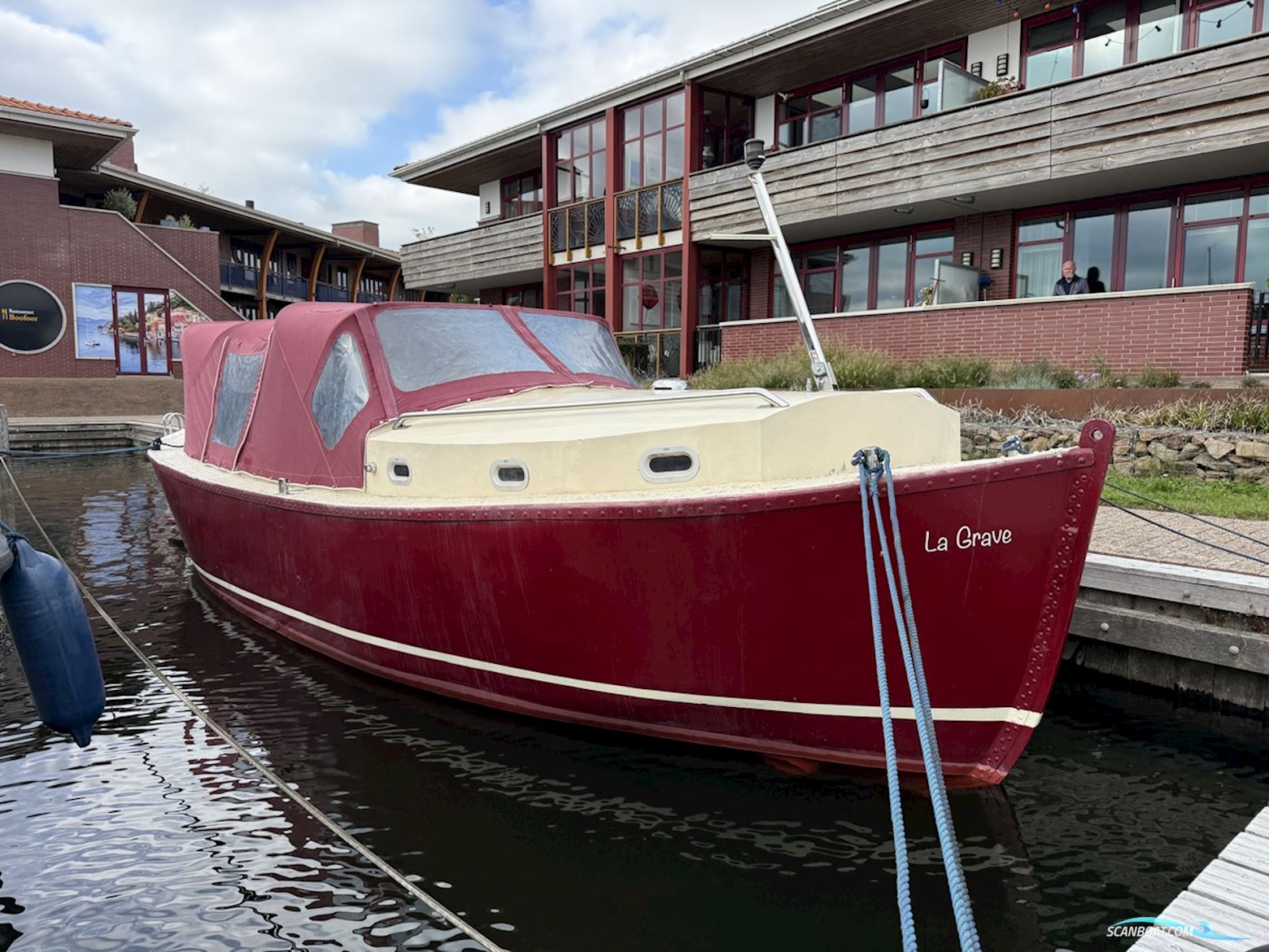 Welin Davit Reddingsloep Motorbåd 1945, Holland