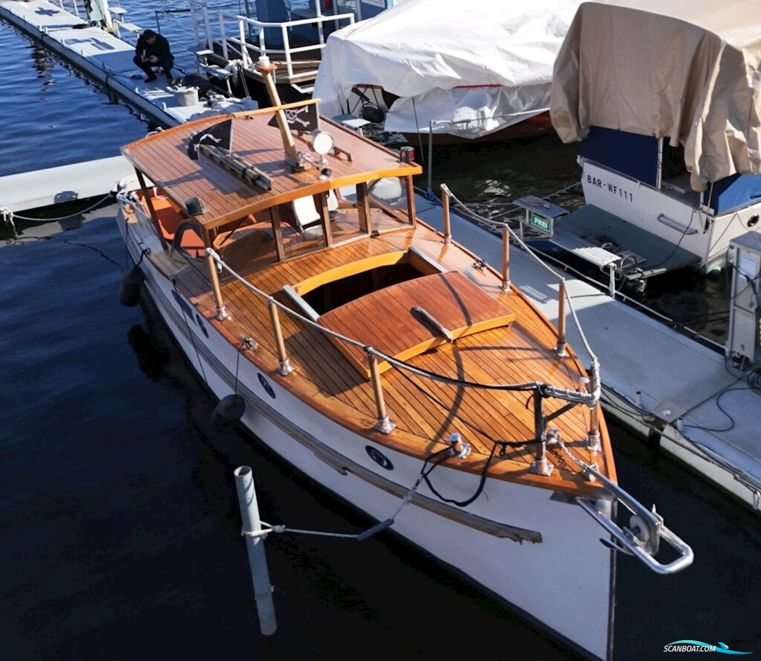 Werftbau Backdecker 9.0 Motorbåd 1935, med Craftmans motor, Tyskland
