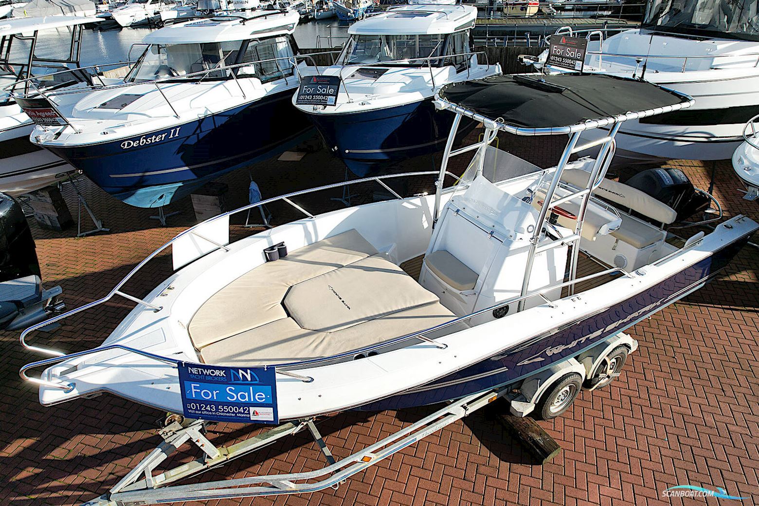 White Shark 226 Motorbåd 2016, med Mercury Verado motor, England