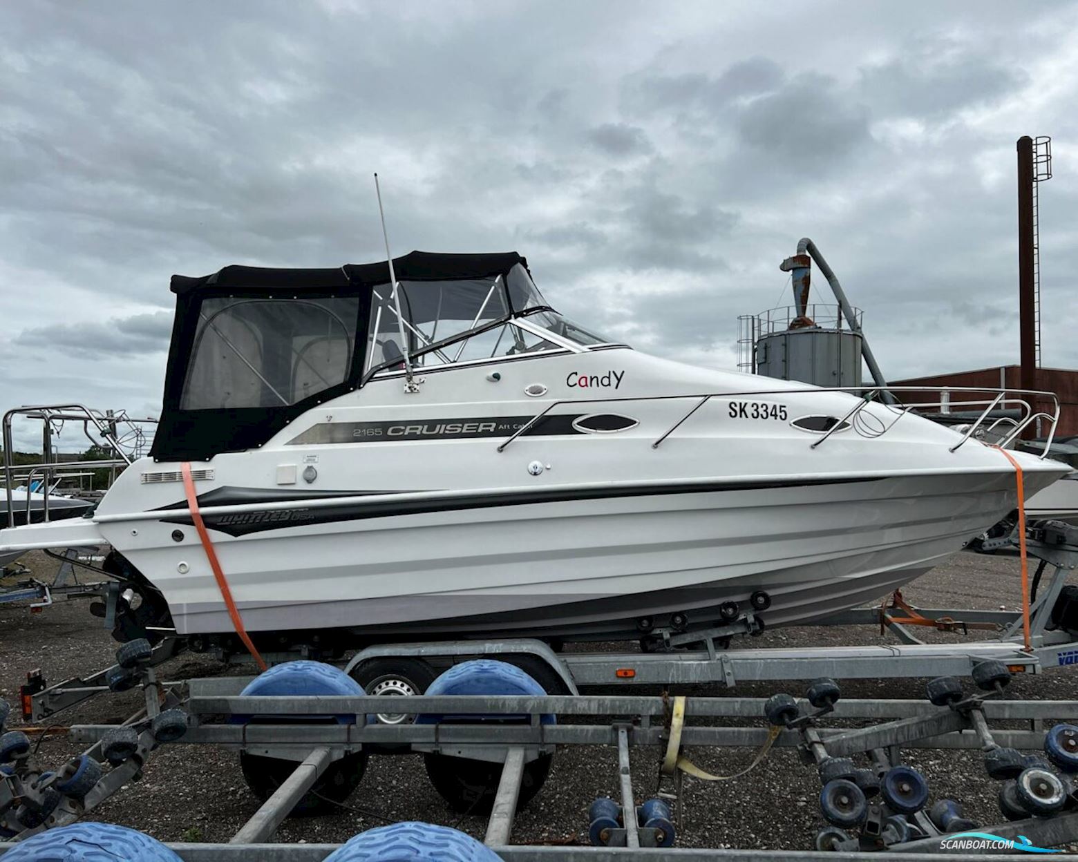 Whittly 2165 Cruiser Motorbåd 2007, med Mercruiser Mpi V6 motor, Danmark