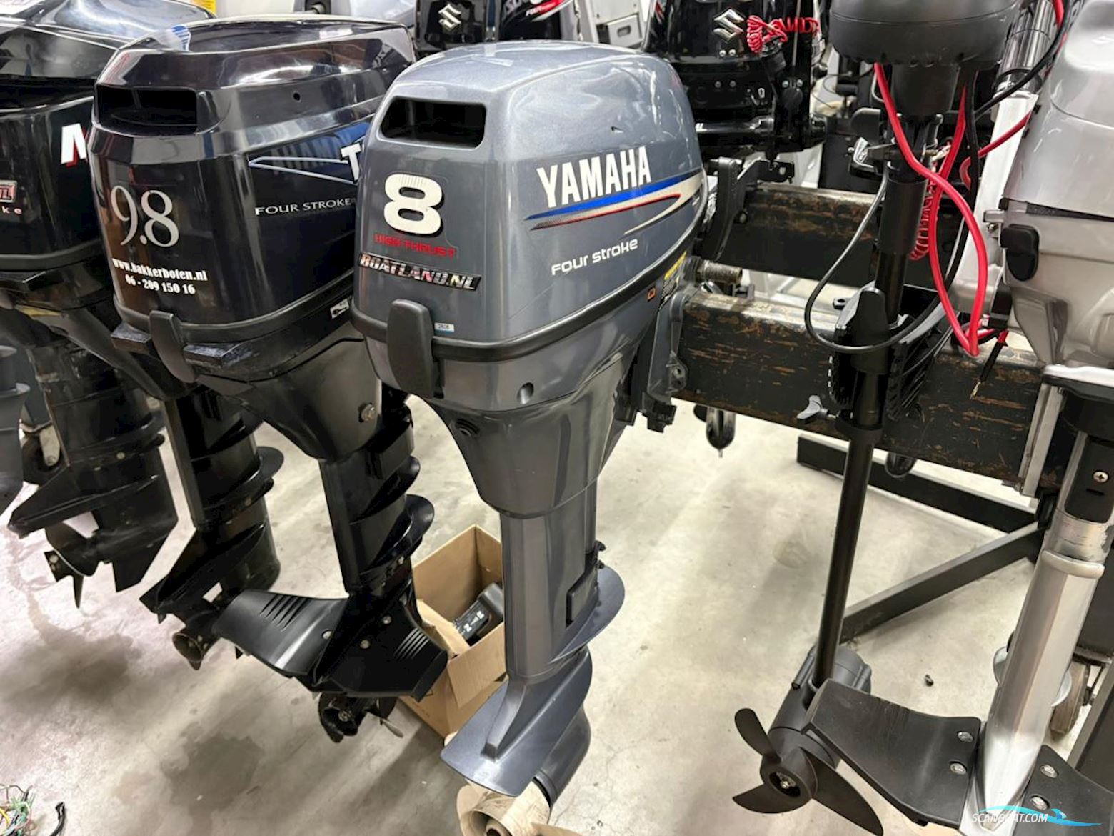 Yamaha high trust 8pk Motorbåd 2002, Holland