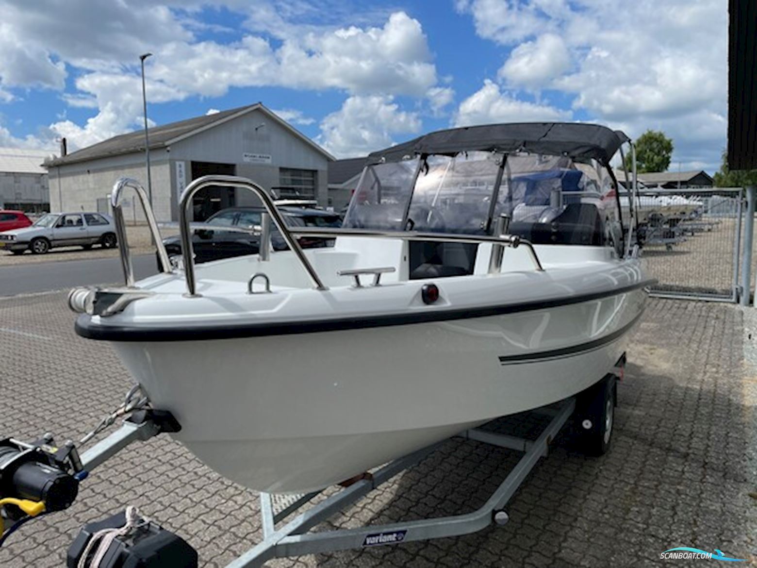 Yamarin 50 BR Med Yamaha F60 Elpt Efi og Variant Ocean 750 kg Trailer - Solgt