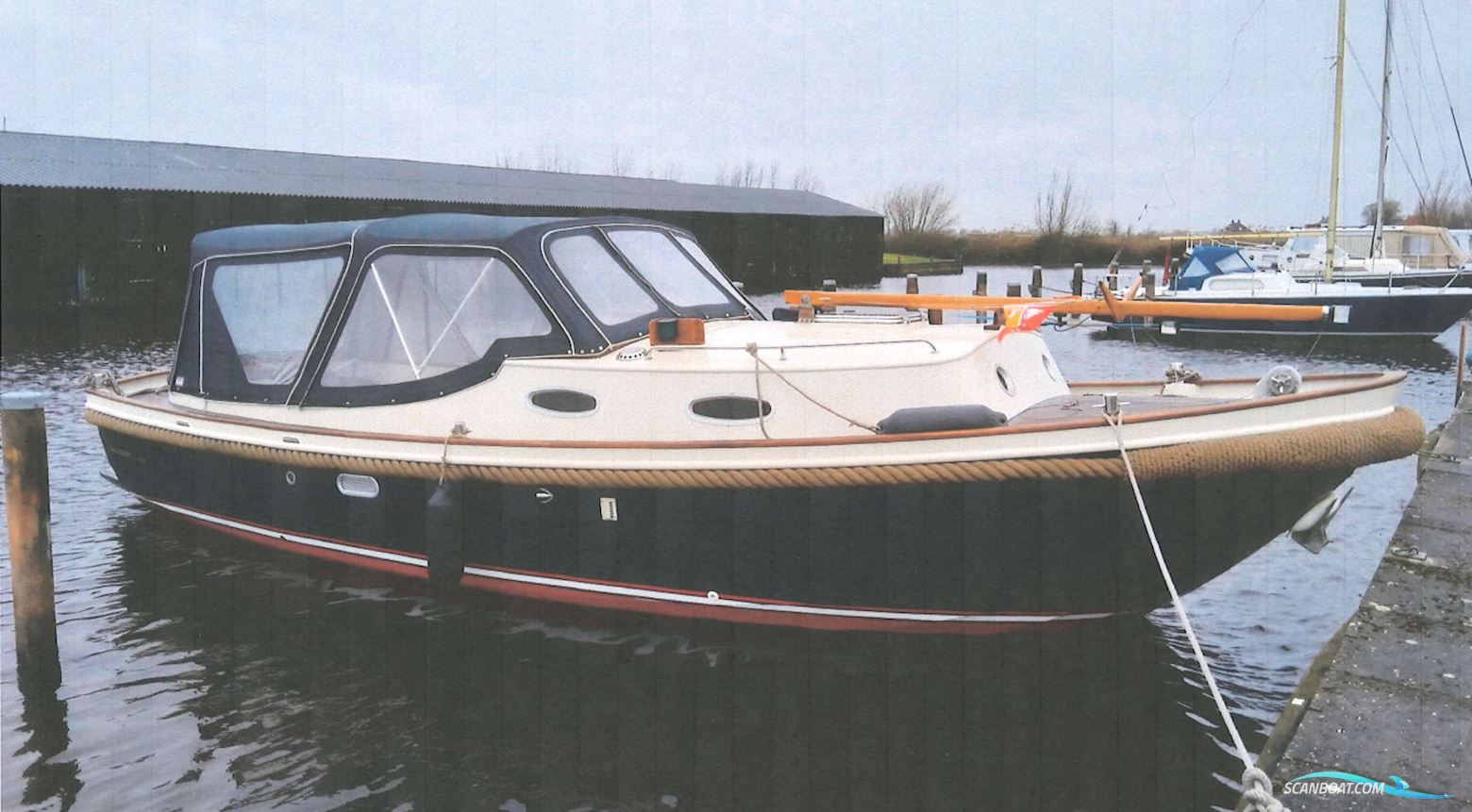 Zijlzichtvlet 8.50 Motorbåd 2002, med Vetus Deutz motor, Holland