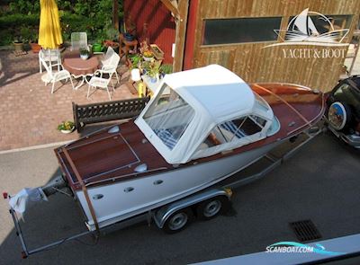 Züllig Ascona Motorbåd 1970, med OMC motor, Tyskland