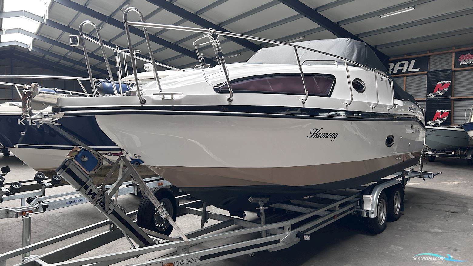  Aqualine 750 Motorbåt 2021, med Honda BF 250 D motor, Danmark