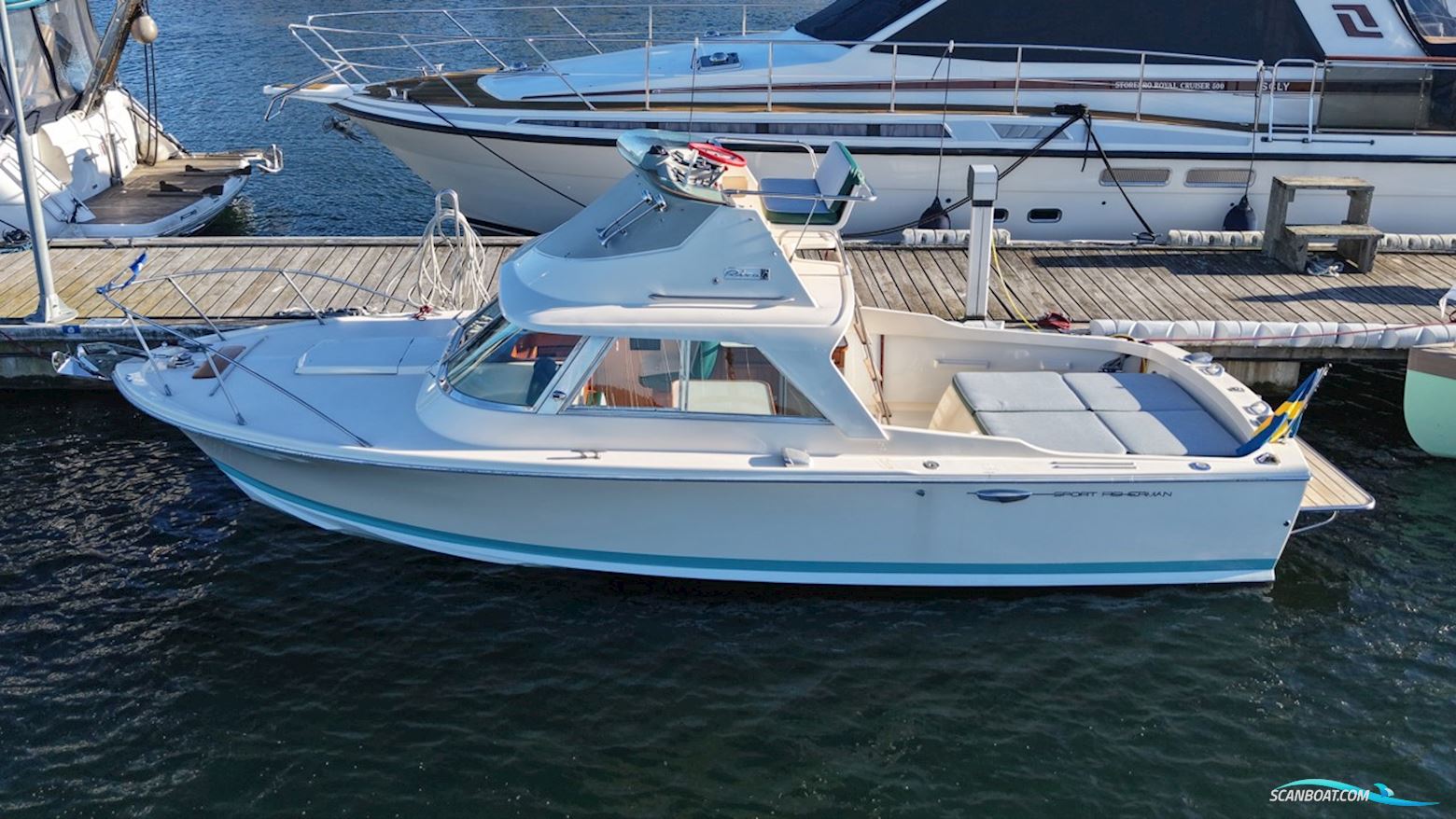 25 Sportfisherman Motorbåt 1974, med 2 x Riva Crusader motor, Sverige