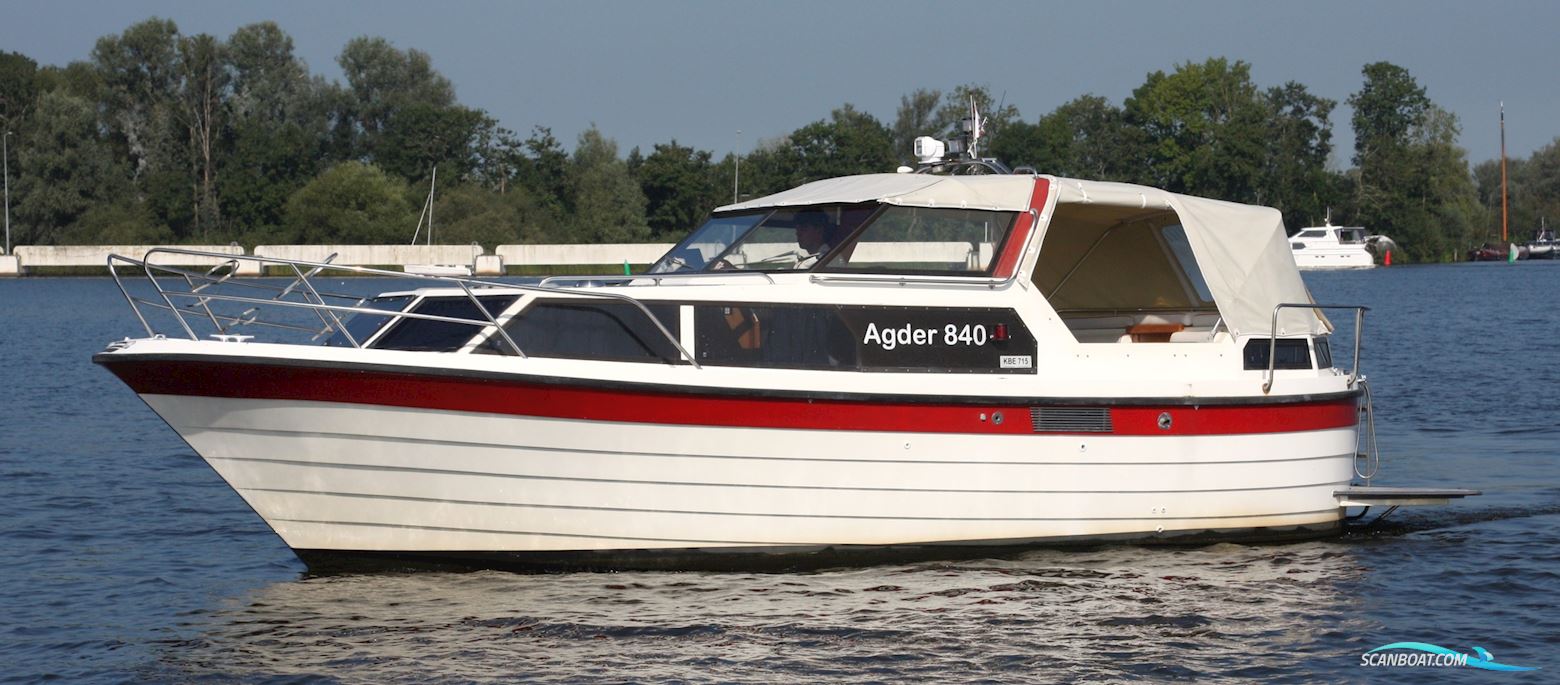 Agder 840 Ak Motorbåt 1988, med Ford motor, Holland