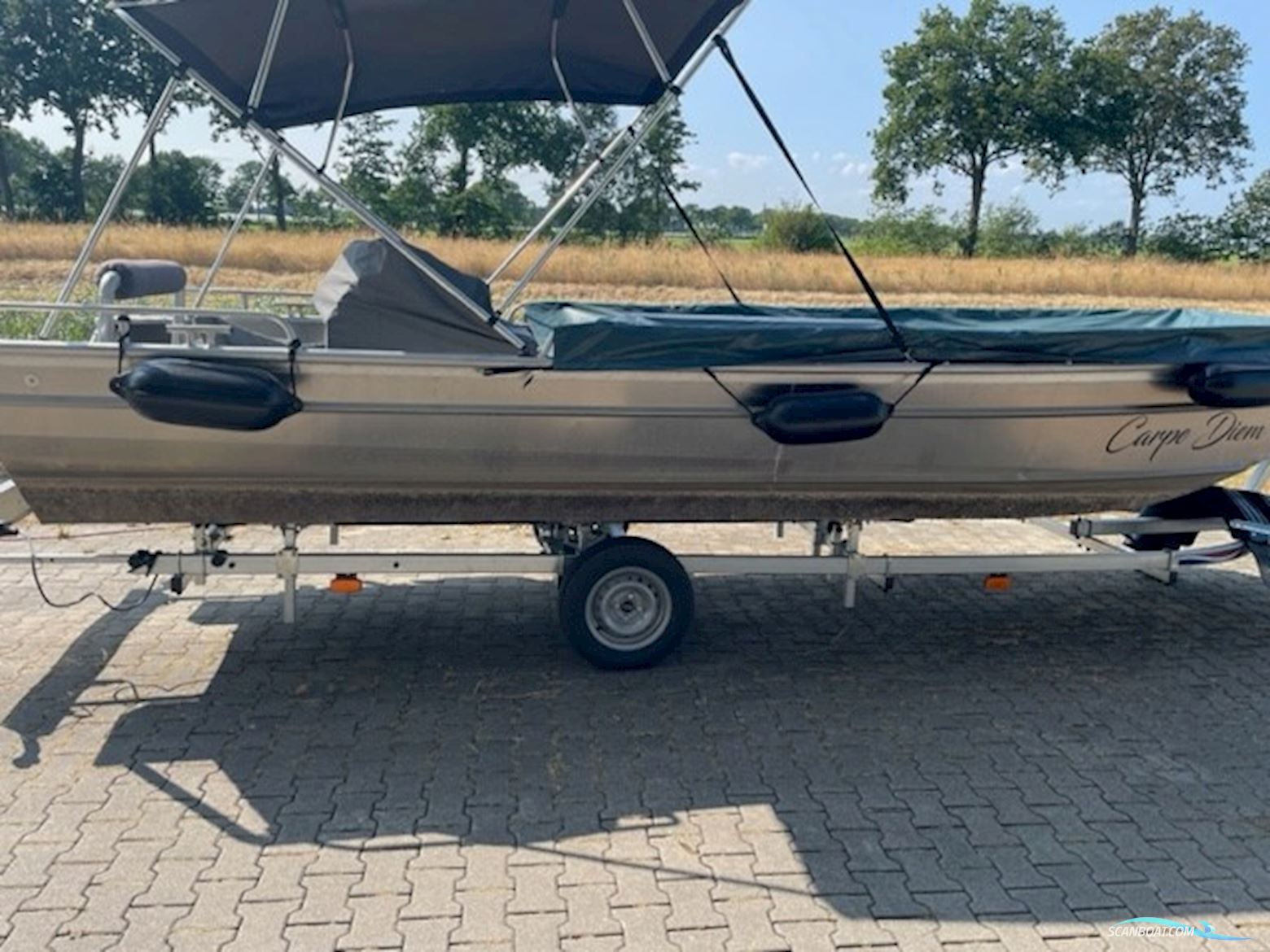 aluminium platbodem 6.0 Motorbåt 2020, med Yamaha motor, Holland