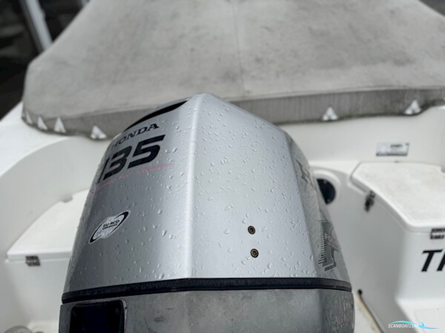 AMT 200 DC med 135 hk Honda-EFI 4 takt og 1800 kg Brenderup bådtrailer - Anvisningssalg