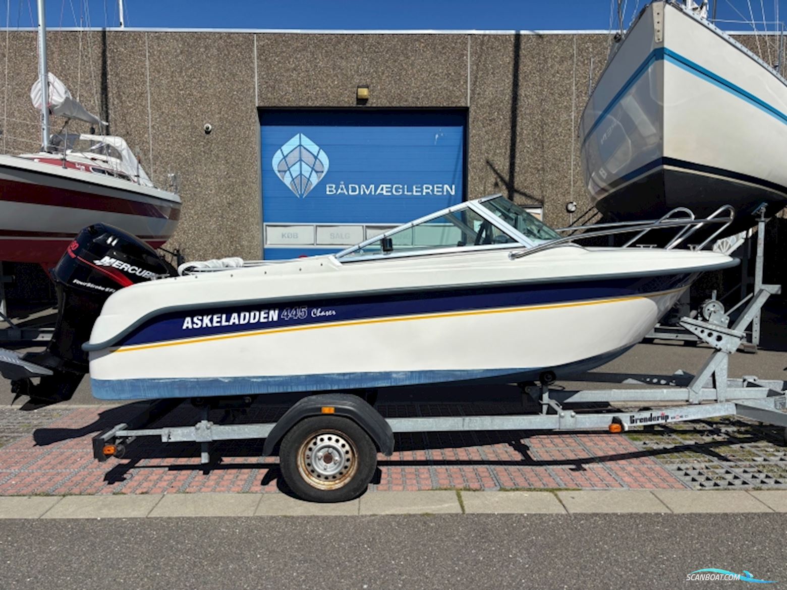 Askeladden 445 Chaser Motorbåt 1999, med Mercury motor, Danmark