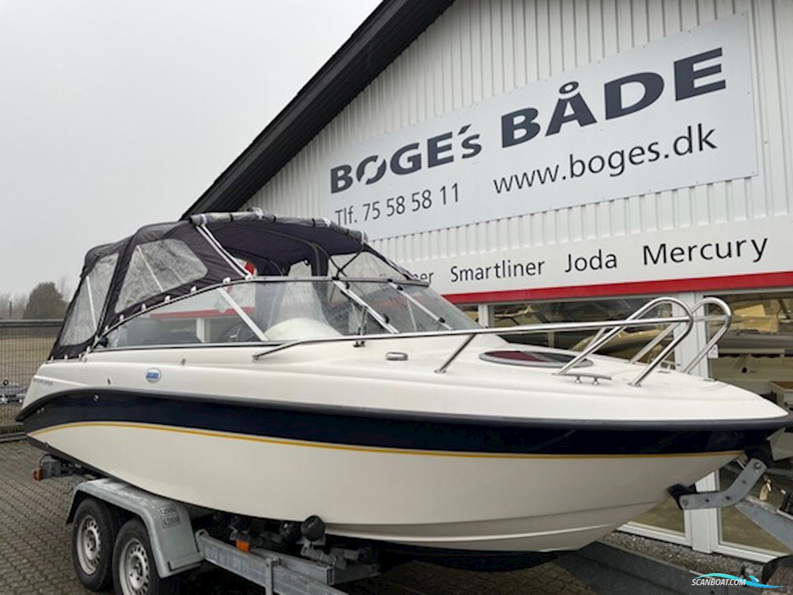 Askeladden 605 Explorer Med 150 hk Mercury Verado og 2500 kg Bådtrailer- Reseveret MB Til 3/2