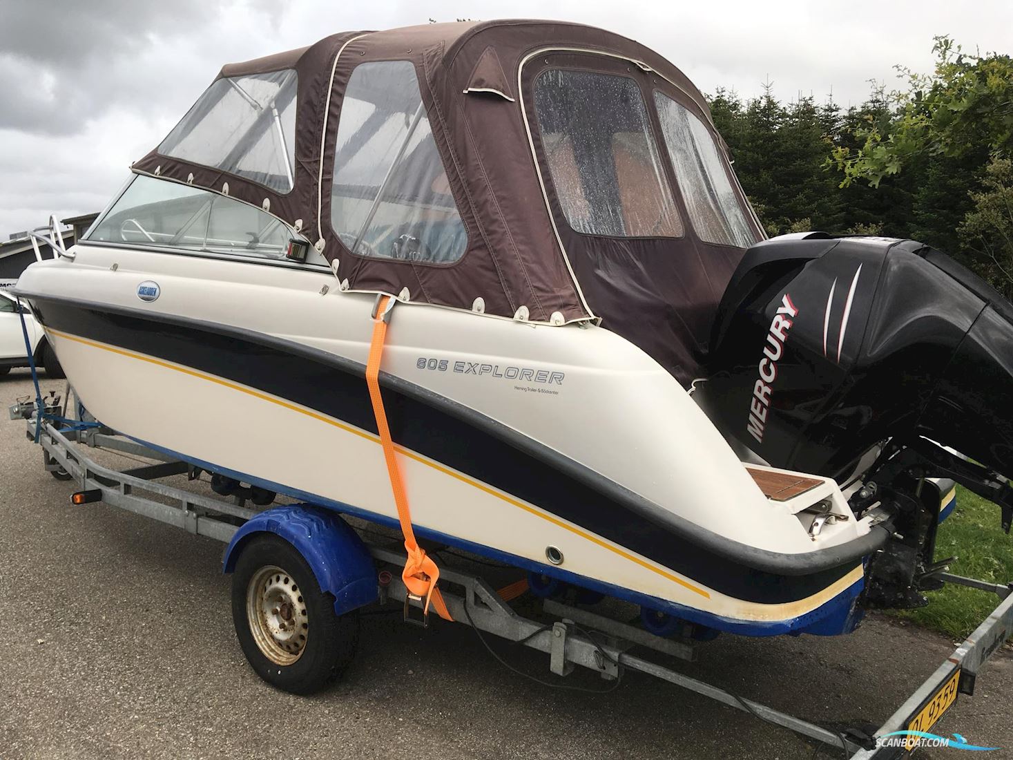 Askeladden 605 Explorer Motorbåt 2007, med Mercury motor, Danmark