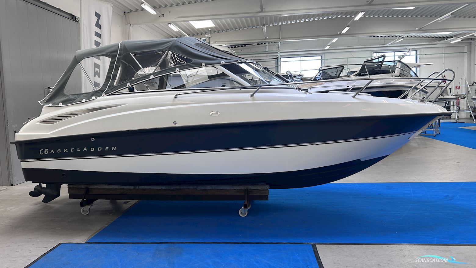Askeladden C6 Motorbåt 2007, med Mercruiser 4.3 l Mpi motor, Danmark