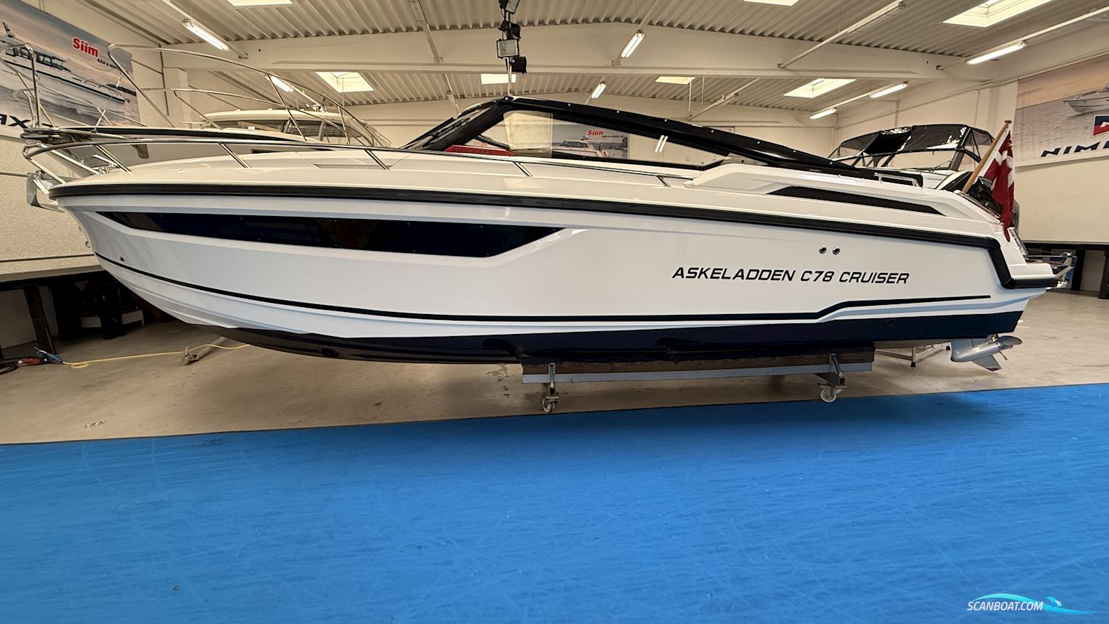 Askeladden C78 Motorbåt 2022, med Mercury 300 hk Verado V8 motor, Danmark