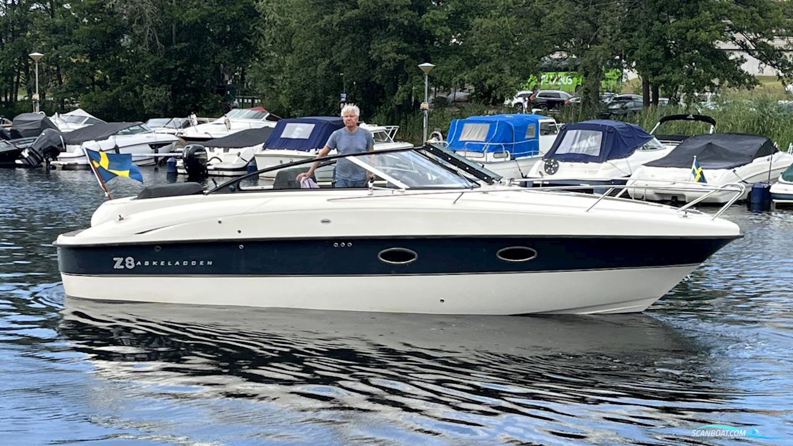 Askeladden Z8 Motorbåt 2007, med Mercruiser motor, Sverige