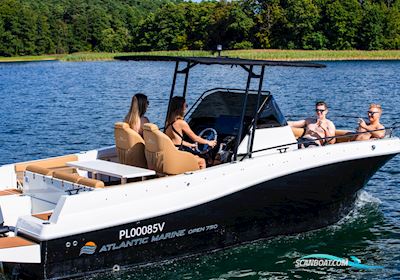 Atlantic 750 Open Med 250 HK Motorbåt 2026, med Mercury 250 motor, Danmark