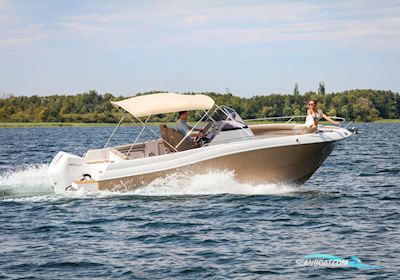 Atlantic 750 Open Med 250 HK Motorbåt 2026, med Mercury 250 motor, Danmark
