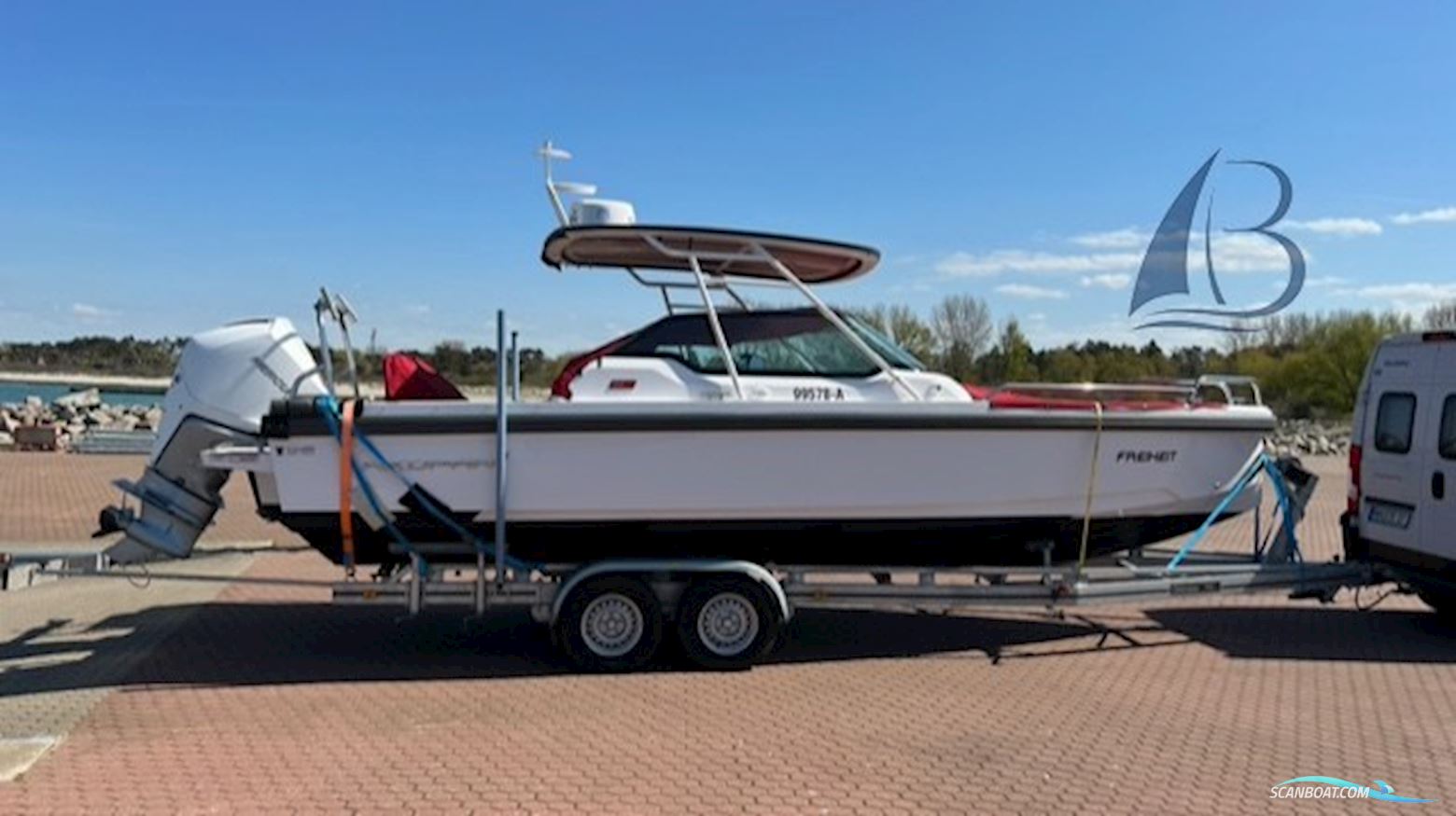 AXOPAR 24 T-Top 150h- Trailer