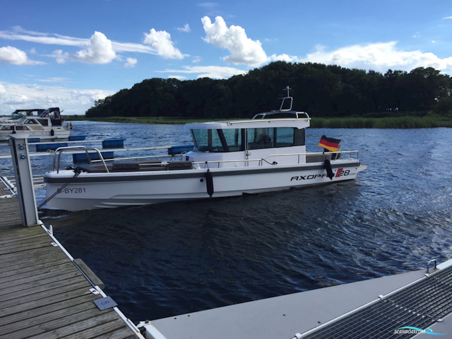 Axopar 28 Cabin Motorbåt 2015, med Mercury Verado 250 motor, Tyskland
