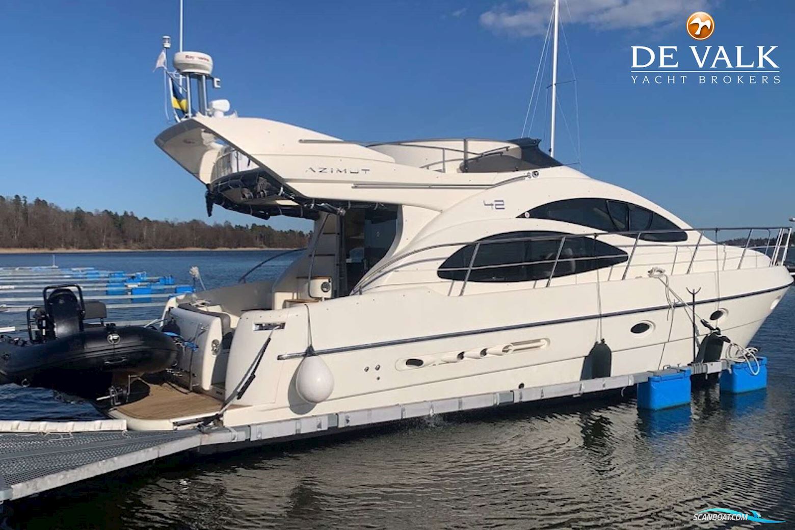 Azimut 42 Fly Motorbåt 2004, med Caterpillar motor, Sverige