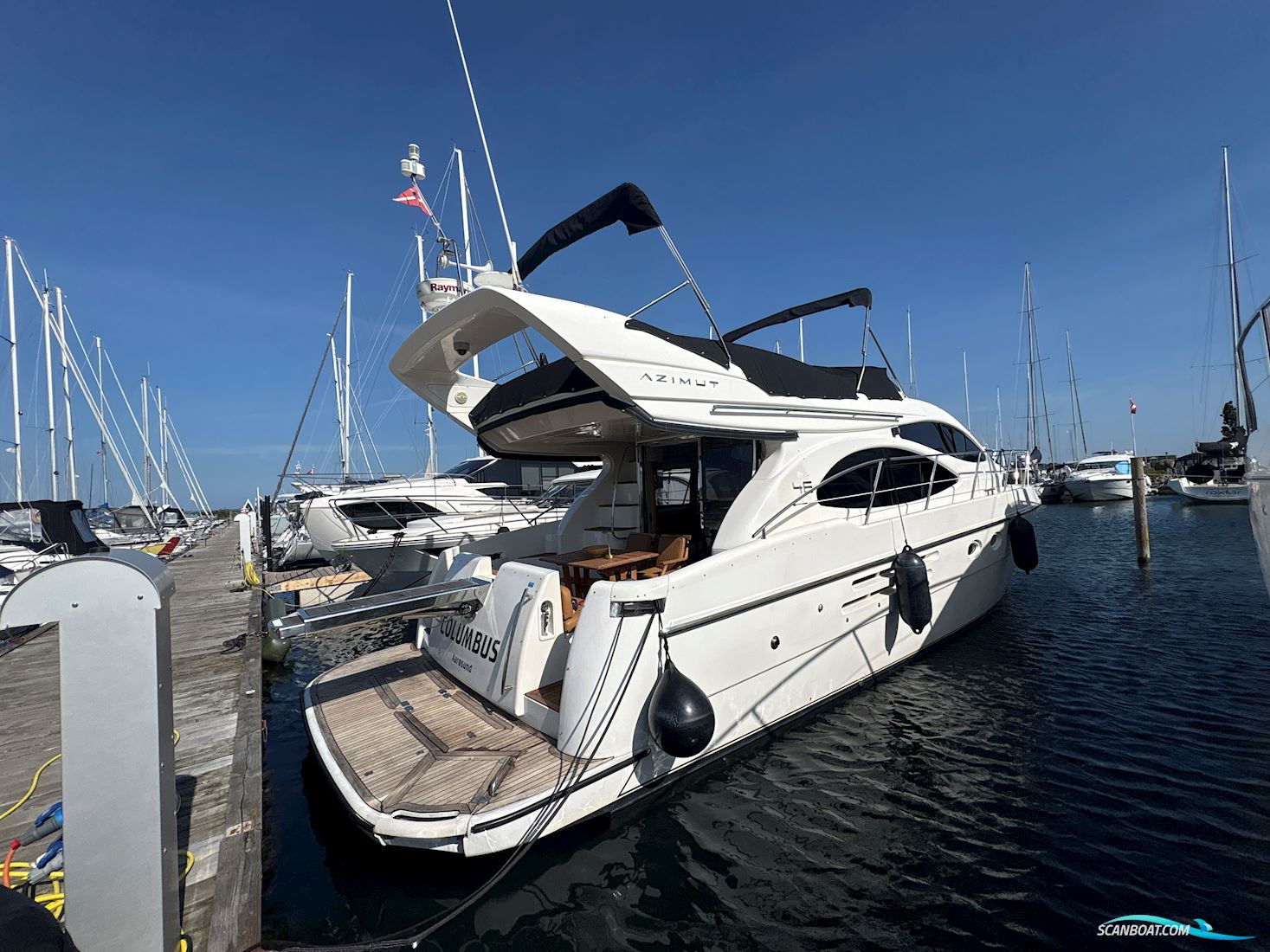 Azimut 46 Motorbåt 1998, med Caterpillar motor, Danmark