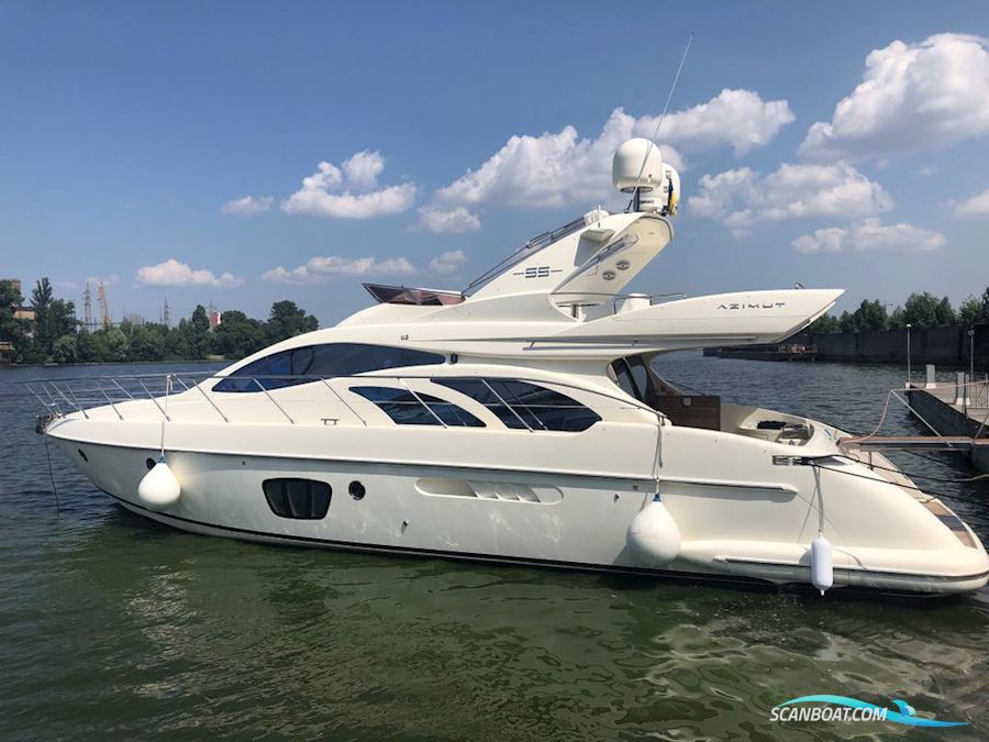 Azimut 55 Fly Motorbåt 2005, med Caterpillar motor, Ukraine