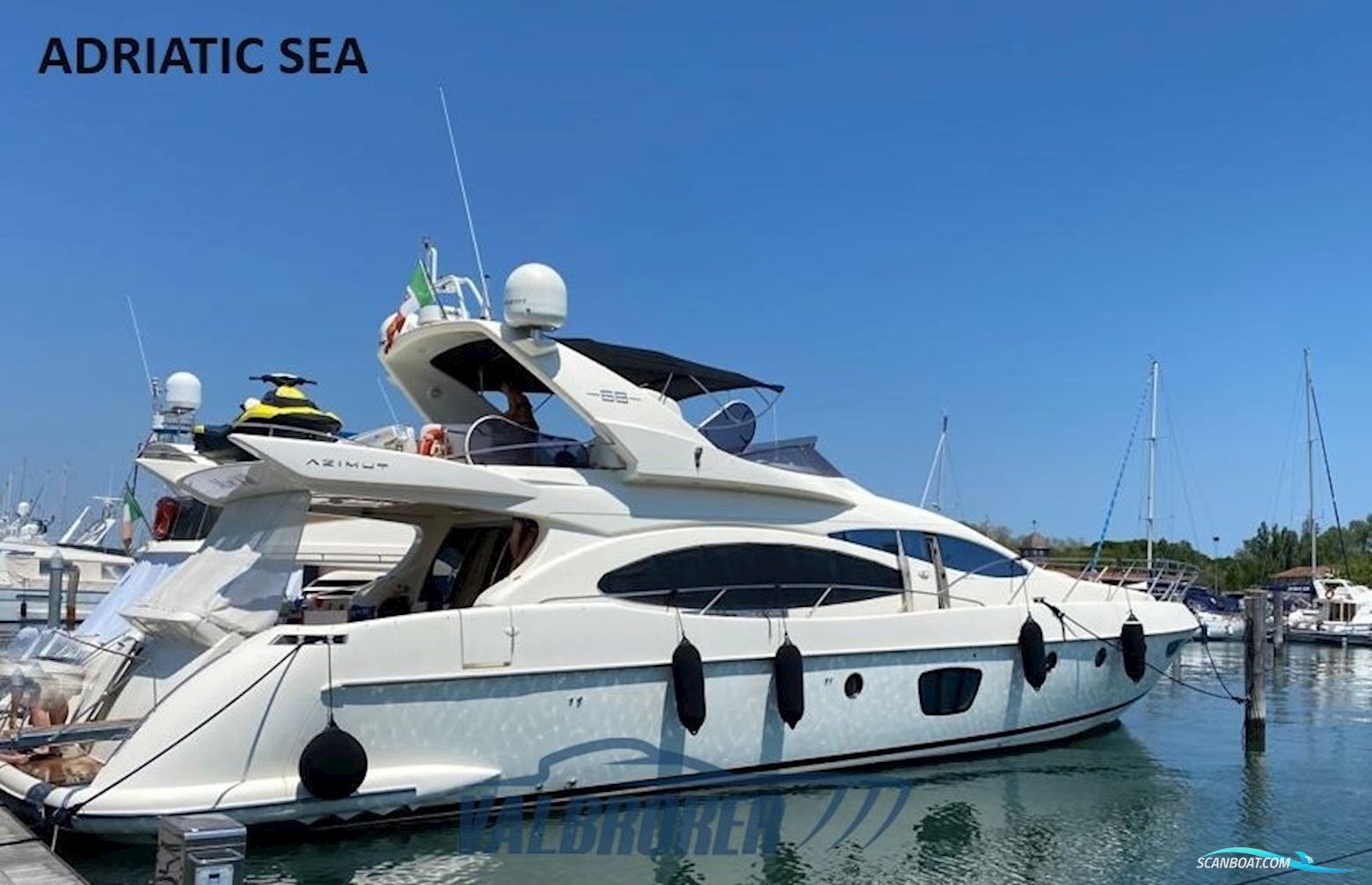 Azimut 68 Motorbåt 2008, med Man motor, Italien
