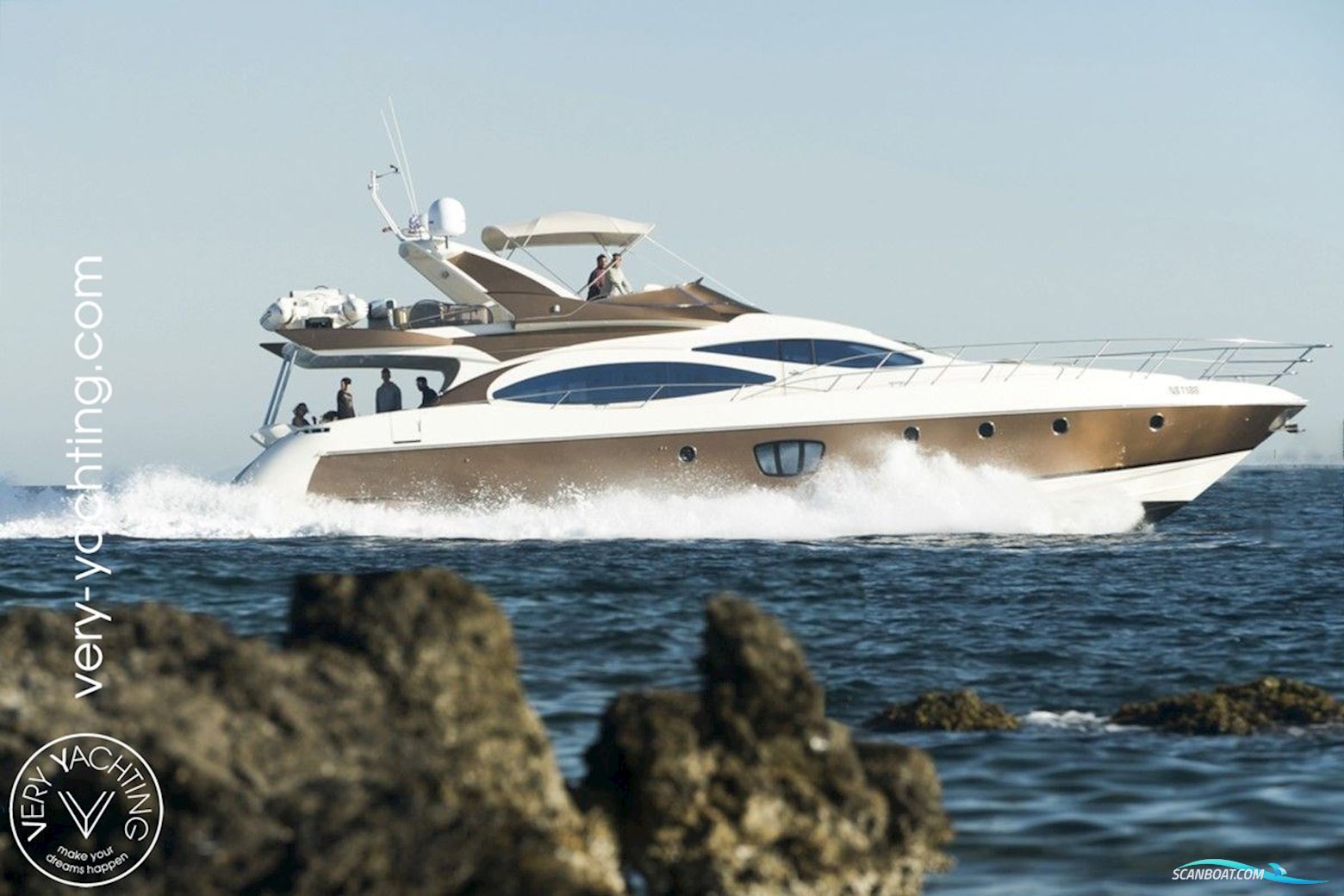 Azimut 68E Motorbåt 2005, med Mtu 12V 183TE 93 motor, Grekland