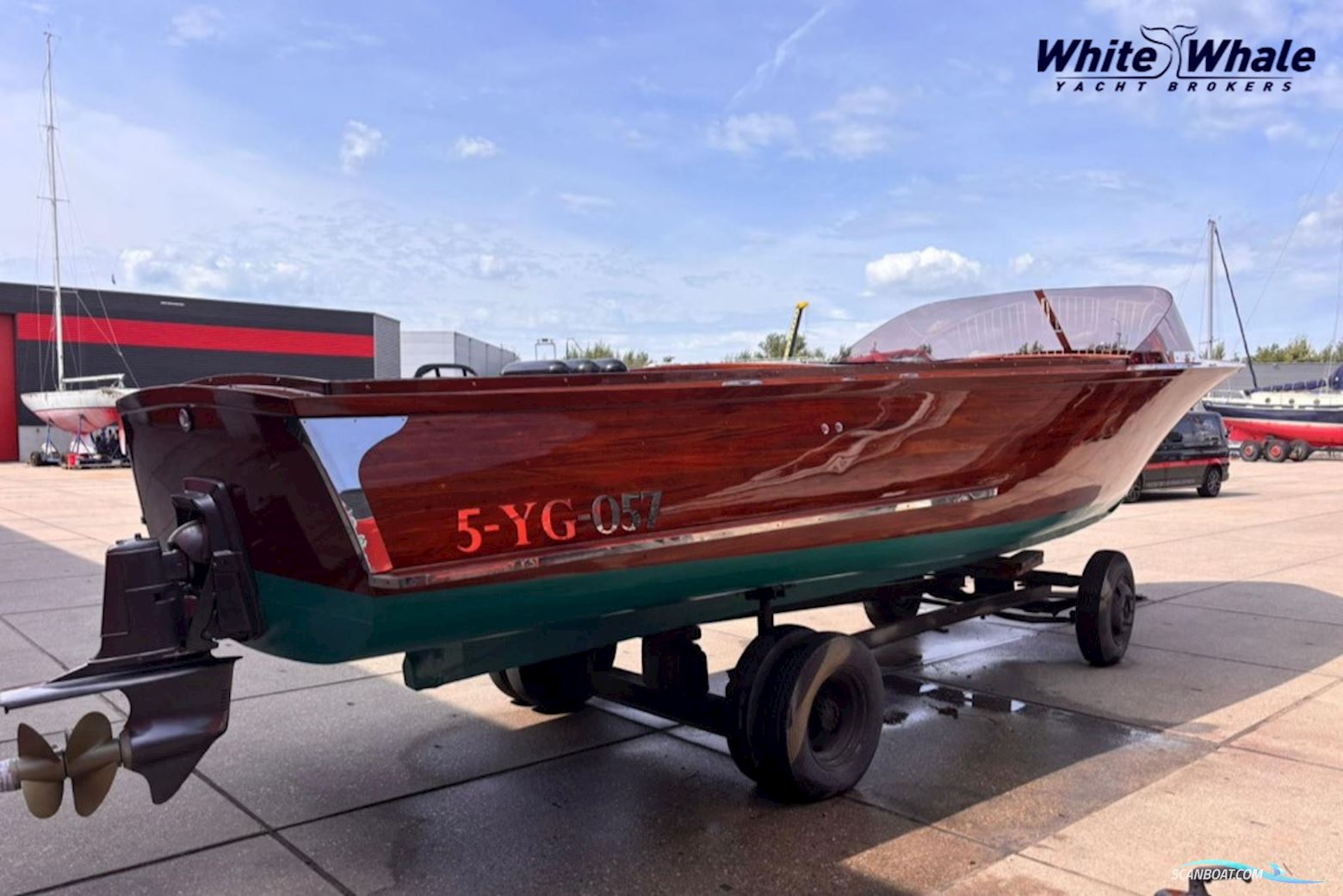 Barca Di Legno  Italiana 30 Motorbåt 1953, med Volvo Penta motor, Holland