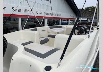 Bayliner E5 Element Med Mercury F80 Elpt Efi og Variant Ocean 1350 kg Trailer Motorbåt 2019, med Mercury motor, Danmark