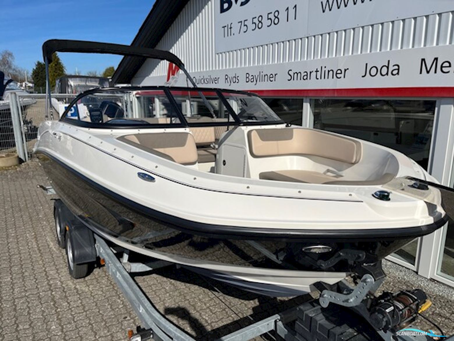 Bayliner VR5 Bowrider Med F150 Mercury-Efi 4 Takt og Brenderup 2000 kg Bådtrailer - Anvisningssalg - Solgt