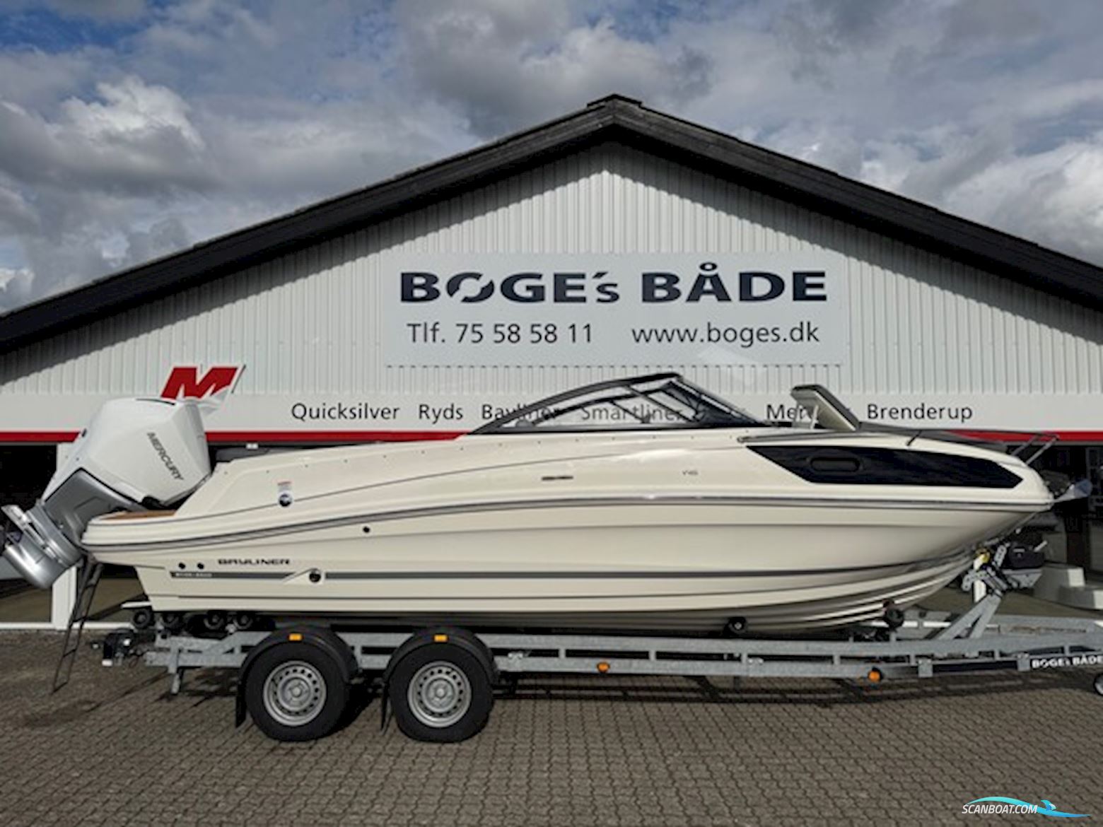 Bayliner VR6 Cuddy med F250 Mercury Verado AM DS XL V8 CF - Anvisningssalg. Motorbåt 2025, med Mercury motor, Danmark