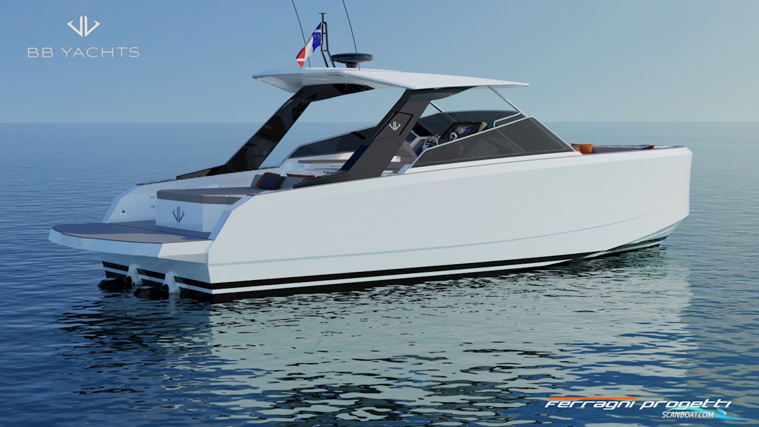 BB Yachts BB35 ELBA inboard Motorbåt 2026, med 250 CV V-6 MERCRUISER avec BRAVO III motor, Frankrike