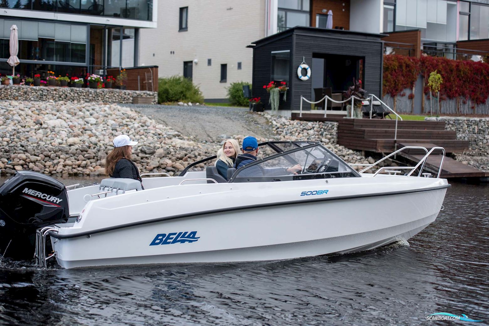 Bella 500 BR Motorbåt 2026, med Mercury 60 hk 4-Takt motor, Danmark