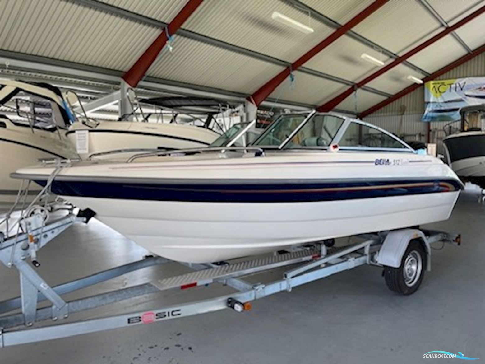 Bella 512 Excel Med Mercury F80 4-Takt Samt Brenderup Trailer (Solgt/Sold)