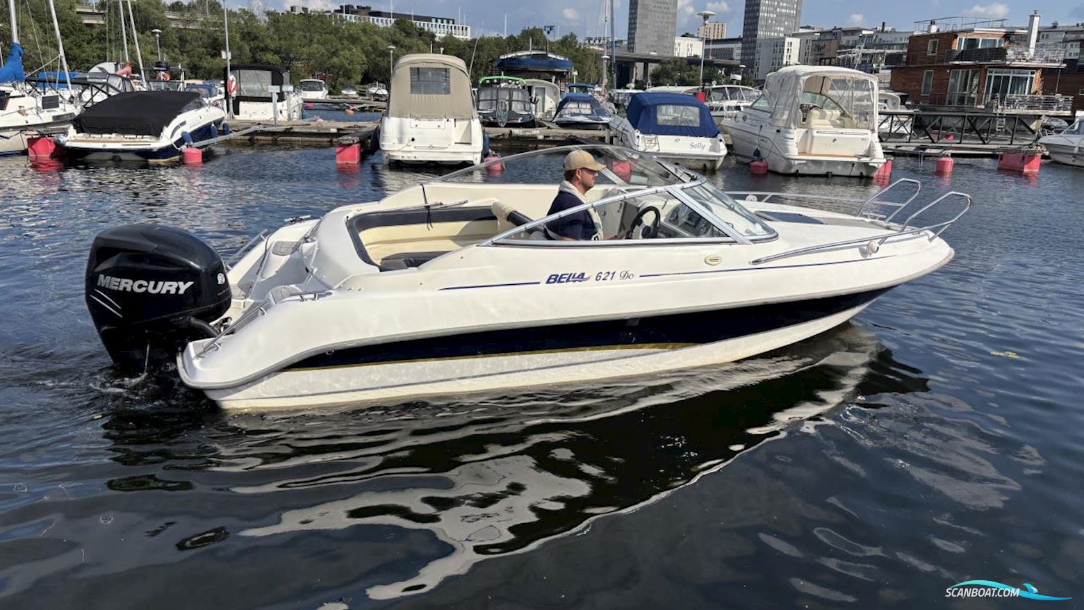 Bella 621 DC Motorbåt 2009, med Mercury motor, Sverige