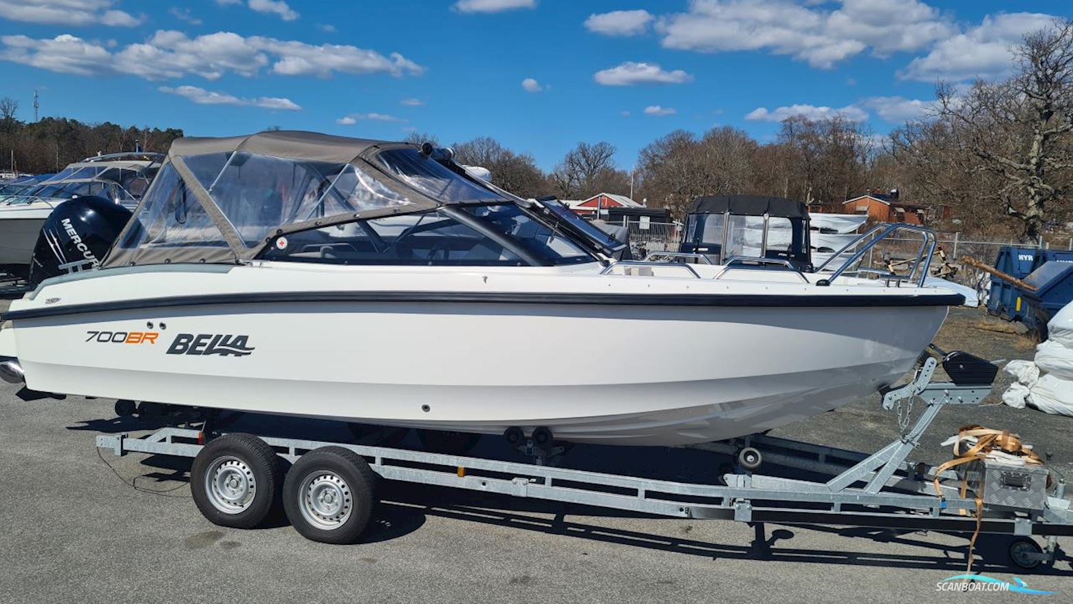 Bella 700 BR Motorbåt 2017, med Mercury motor, Sverige