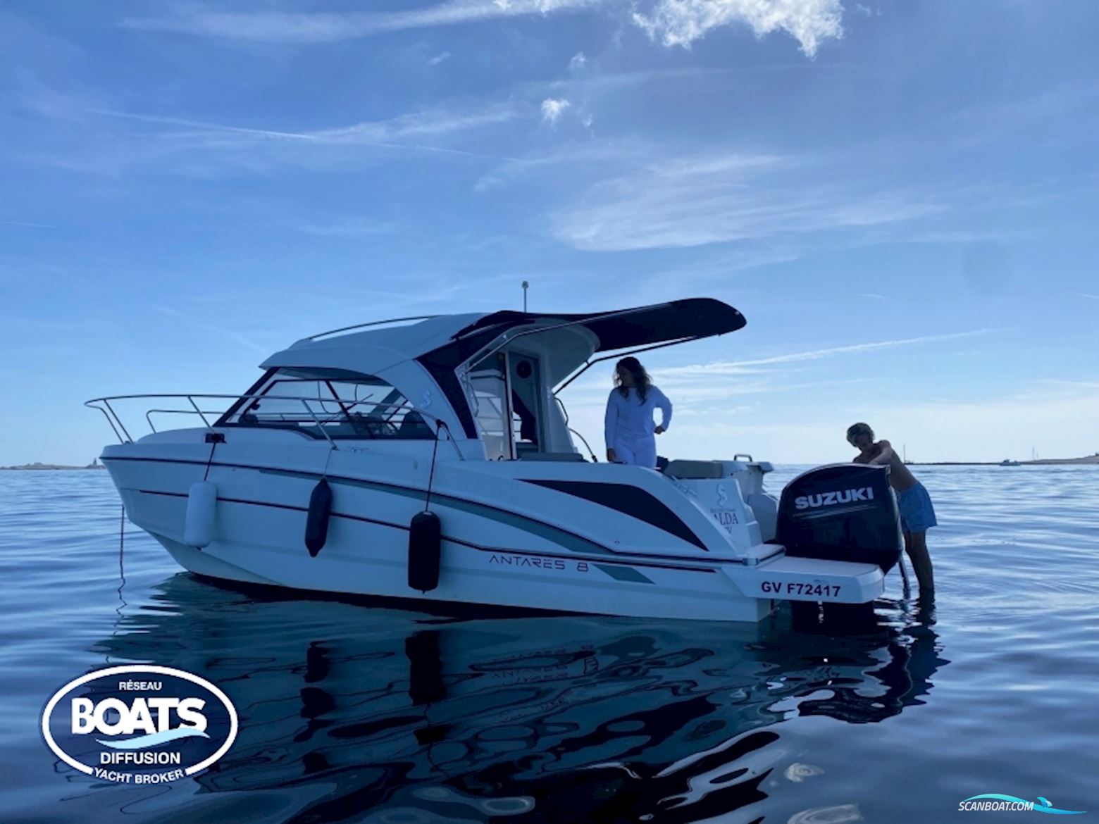 Beneteau Antares 8 OB Motorbåt 2018, med Suzuki motor, Frankrike