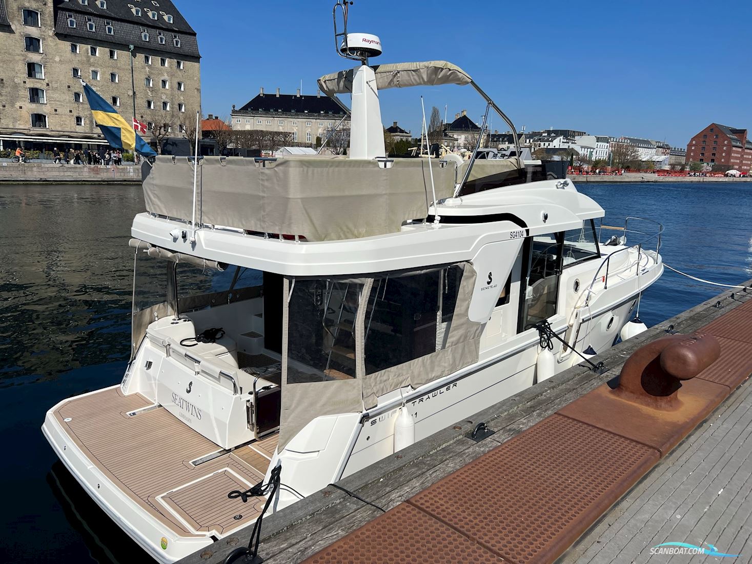 Beneteau Swift Trawler 41 Fly Motorbåt 2020, med Volvo D4 300 HK motor, Sverige