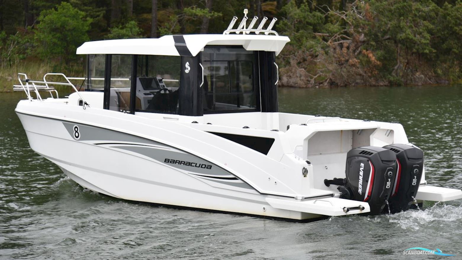 BENETEAU UTOMBORDARE BARRACUDA 8 Motorbåt 2019, med Evinrude motor, Sverige