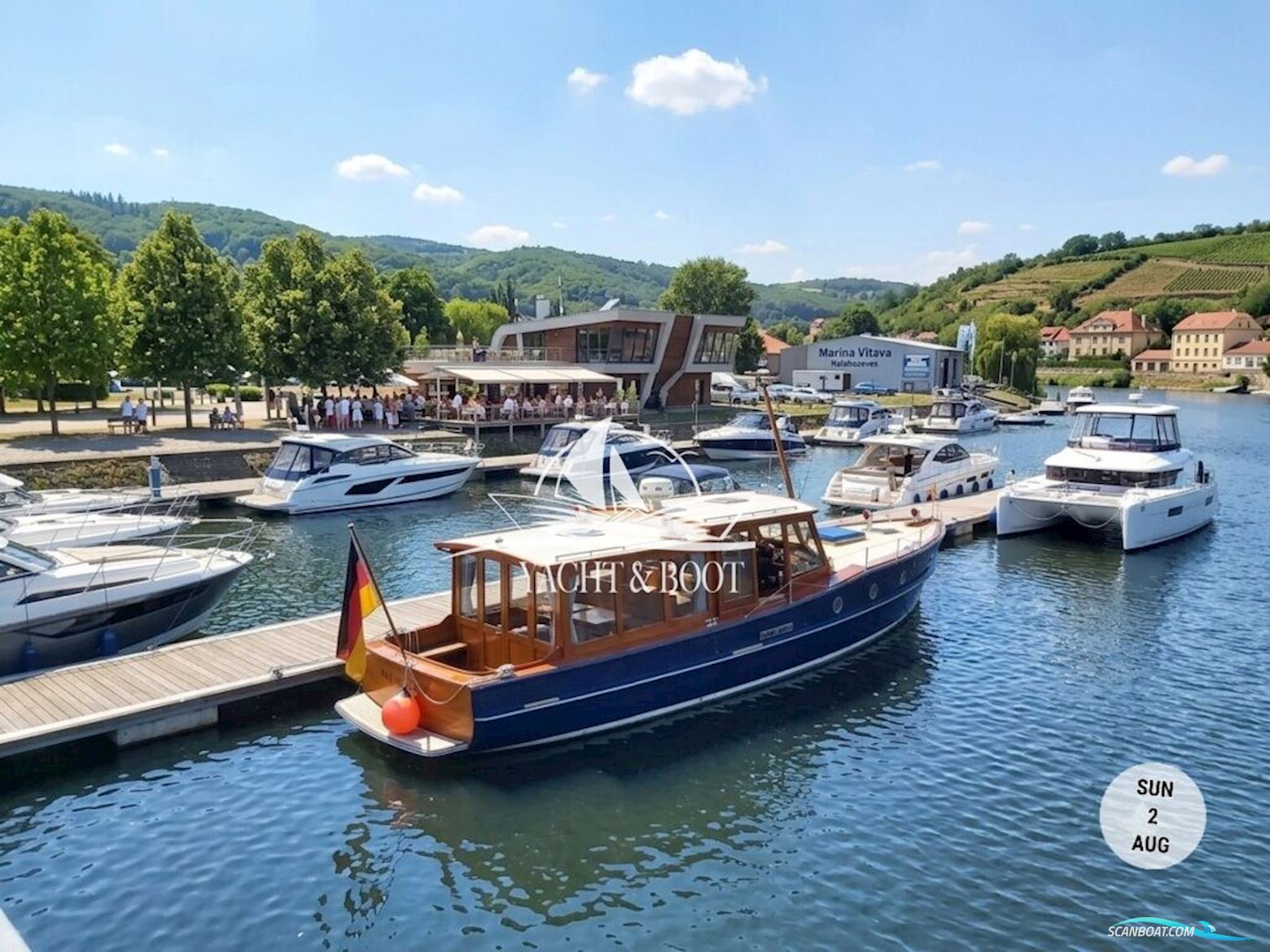 Bootswerft Rambeck Graf Fäx 11.3 Motorbåt 1953, med Volvo Penta motor, Tyskland